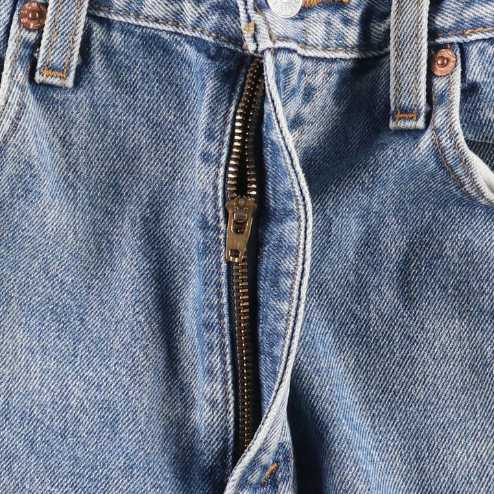 00'S Levi's 505 REGULAR FIT STRAIGHT LEG tapered denim pants for men, size w31 cotton blue type Vintage Second Hand