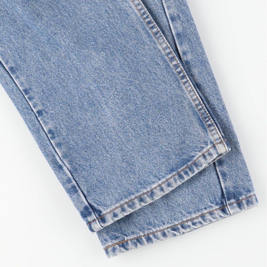 00'S Levi's 505 REGULAR FIT STRAIGHT LEG tapered denim pants for men, size w31 cotton blue type Vintage Second Hand