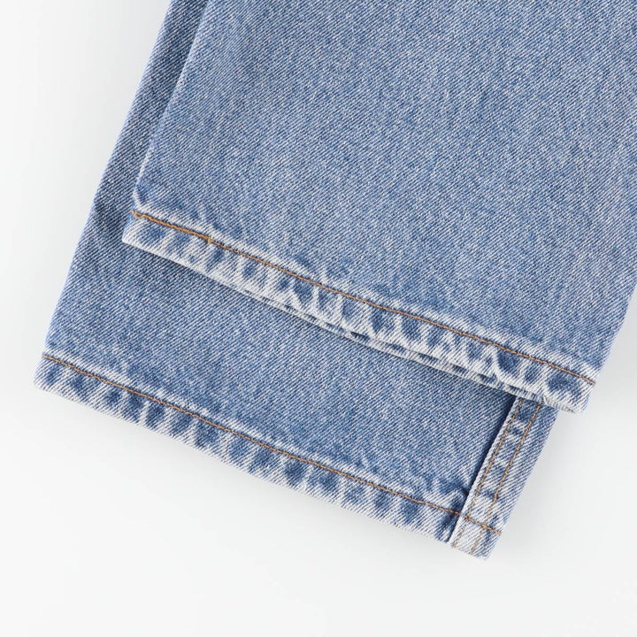 00'S Levi's 505 REGULAR FIT STRAIGHT LEG tapered denim pants for men, size w31 cotton blue type Vintage Second Hand