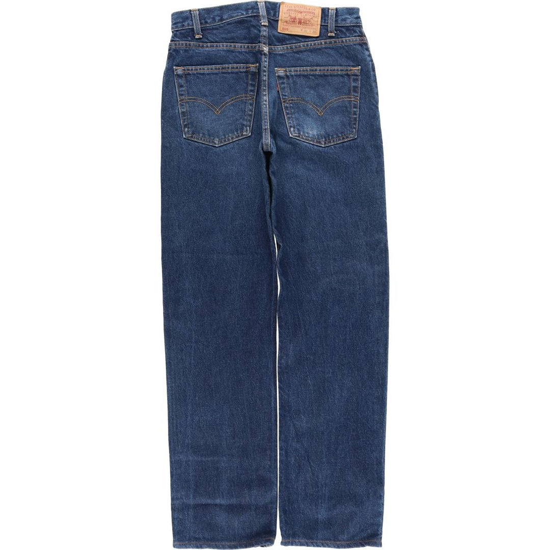 2000'S Levi's 505 Regular Fit Straight Leg Tapered Denim Pants, Made in Canada, Men's Size W30 cotton blue type Vintage Second Hand