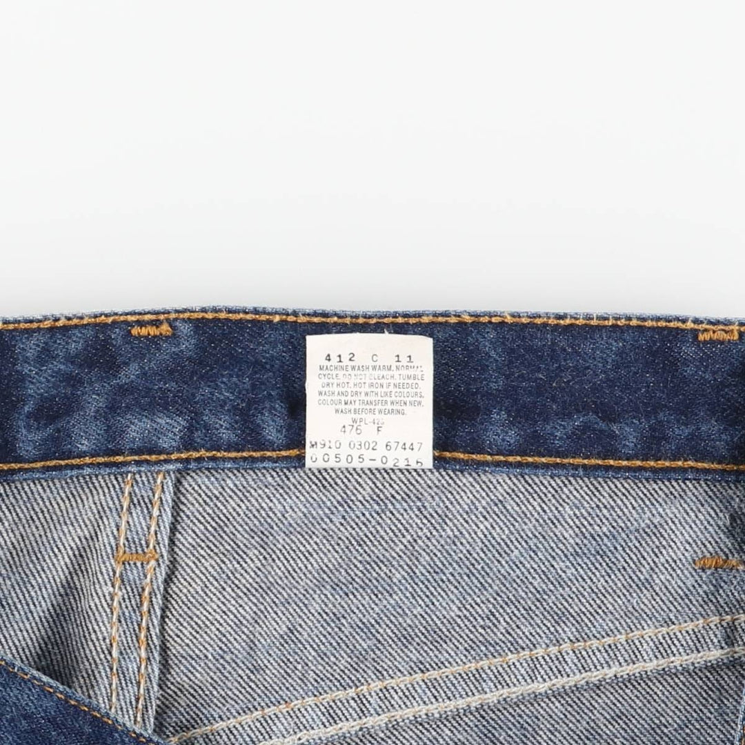 2000'S Levi's 505 Regular Fit Straight Leg Tapered Denim Pants, Made in Canada, Men's Size W30 cotton blue type Vintage Second Hand