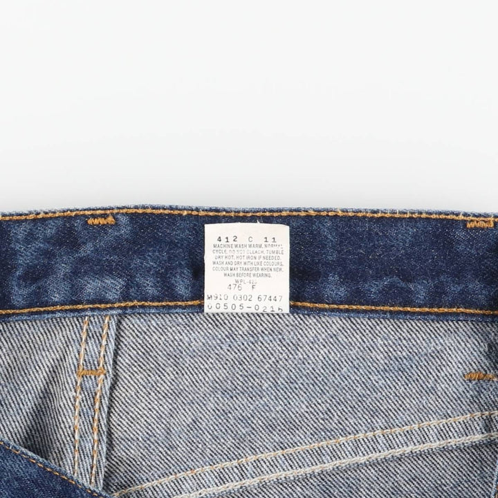 2000'S Levi's 505 Regular Fit Straight Leg Tapered Denim Pants, Made in Canada, Men's Size W30 cotton blue type Vintage Second Hand