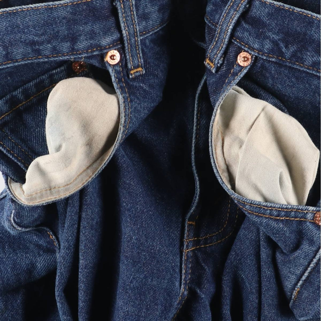 2000'S Levi's 505 Regular Fit Straight Leg Tapered Denim Pants, Made in Canada, Men's Size W30 cotton blue type Vintage Second Hand