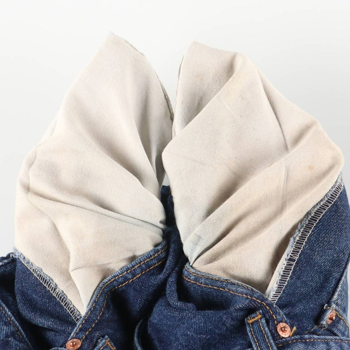 2000'S Levi's 505 Regular Fit Straight Leg Tapered Denim Pants, Made in Canada, Men's Size W30 cotton blue type Vintage Second Hand