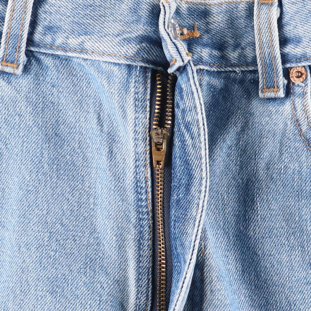 00'S Levi's 505 REGULAR FIT STRAIGHT LEG tapered denim pants made in USA men's w33 equivalent cotton blue type Vintage Second Hand