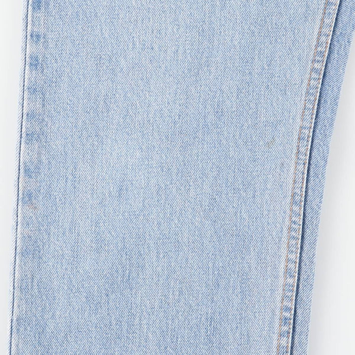 00'S Levi's 505 REGULAR FIT STRAIGHT LEG tapered denim pants made in USA men's w33 equivalent cotton blue type Vintage Second Hand
