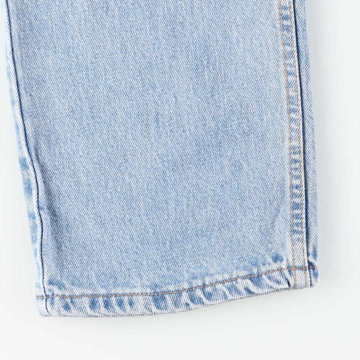 00'S Levi's 505 REGULAR FIT STRAIGHT LEG tapered denim pants made in USA men's w33 equivalent cotton blue type Vintage Second Hand