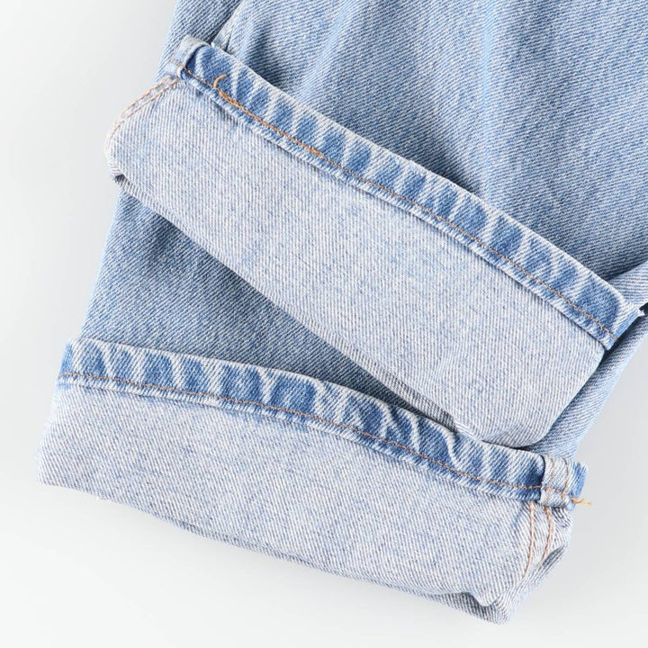 00'S Levi's 505 REGULAR FIT STRAIGHT LEG tapered denim pants made in USA men's w33 equivalent cotton blue type Vintage Second Hand