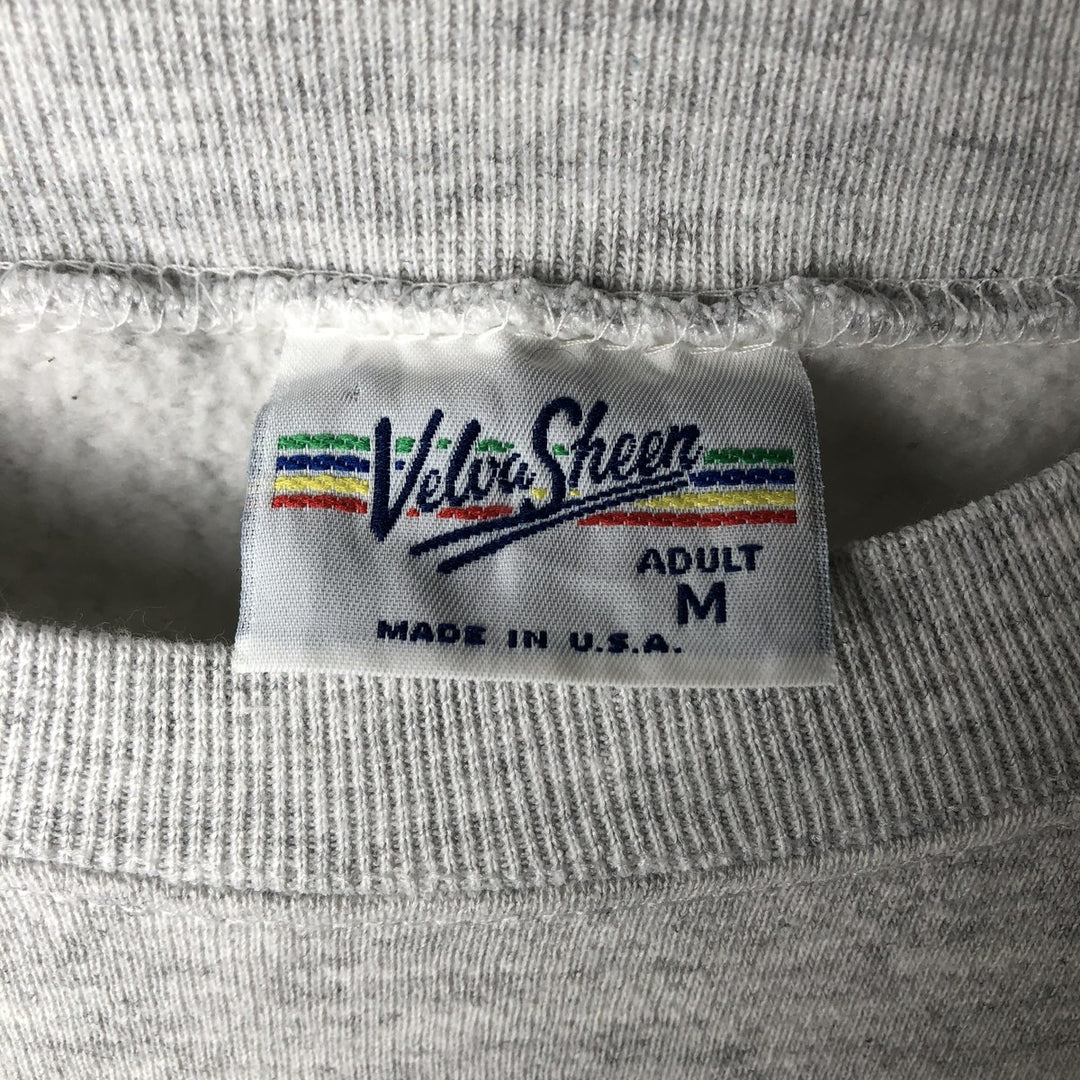 90'S Velva Sheen Looney Tunes Character Sweatshirt, Made in USA, Men's Size Medium, Vintage cotton gray type Vintage Second Hand