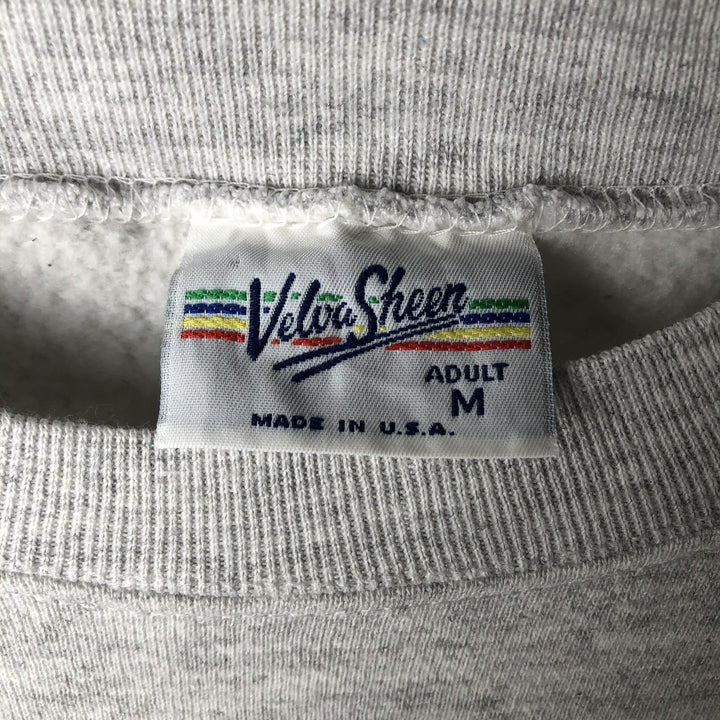 90'S Velva Sheen Looney Tunes Character Sweatshirt, Made in USA, Men's Size Medium, Vintage cotton gray type Vintage Second Hand