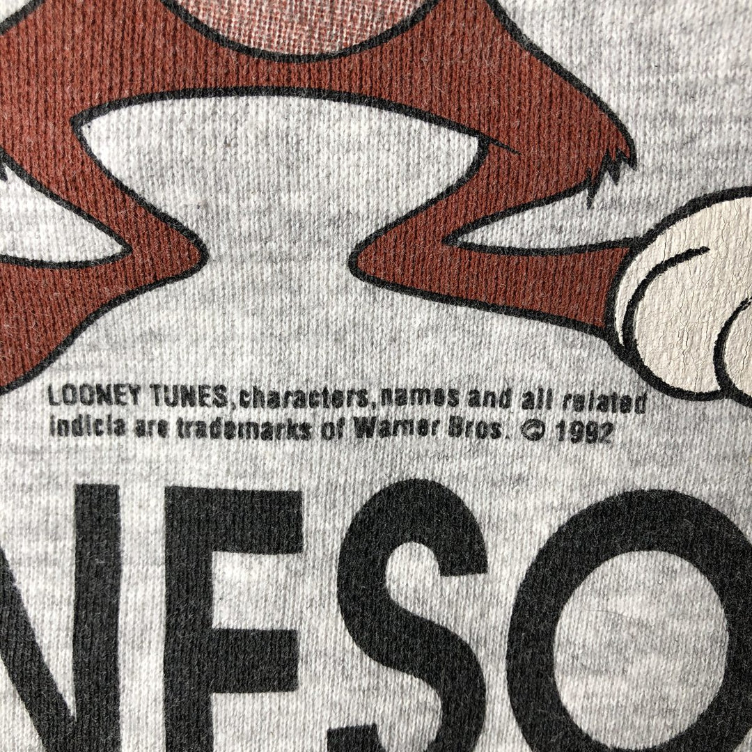 90'S Velva Sheen Looney Tunes Character Sweatshirt, Made in USA, Men's Size Medium, Vintage cotton gray type Vintage Second Hand