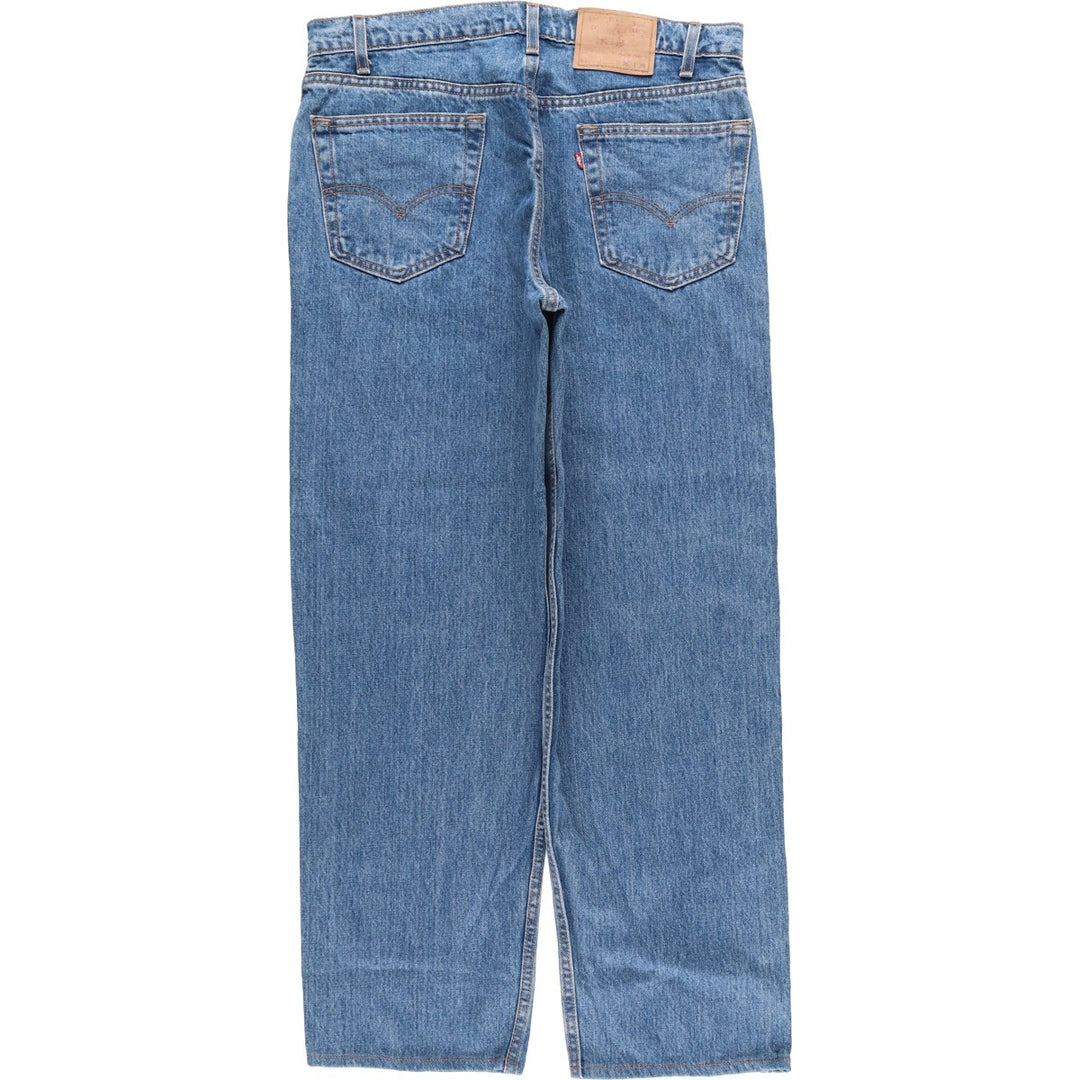 90'S Levi's 550-4891 Tapered Denim Pants Made in USA Men's W35 Vintage cotton blue type Vintage Second Hand