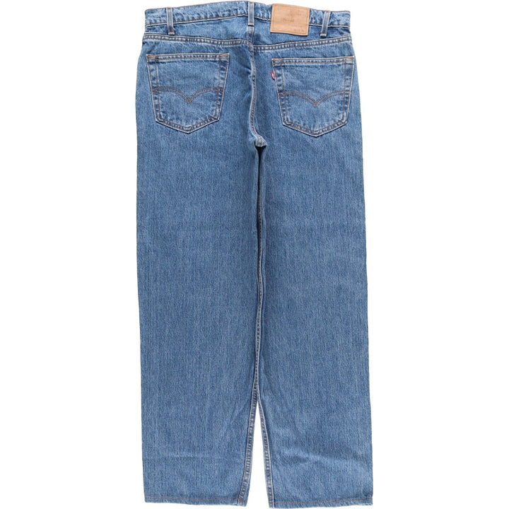90'S Levi's 550-4891 Tapered Denim Pants Made in USA Men's W35 Vintage cotton blue type Vintage Second Hand