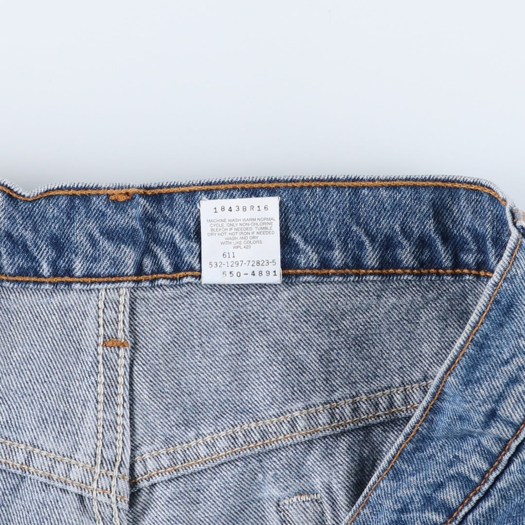 90'S Levi's 550-4891 Tapered Denim Pants Made in USA Men's W35 Vintage cotton blue type Vintage Second Hand