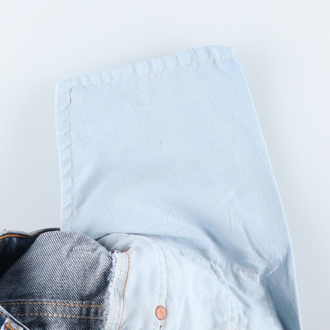 90'S Levi's 550-4891 Tapered Denim Pants Made in USA Men's W35 Vintage cotton blue type Vintage Second Hand