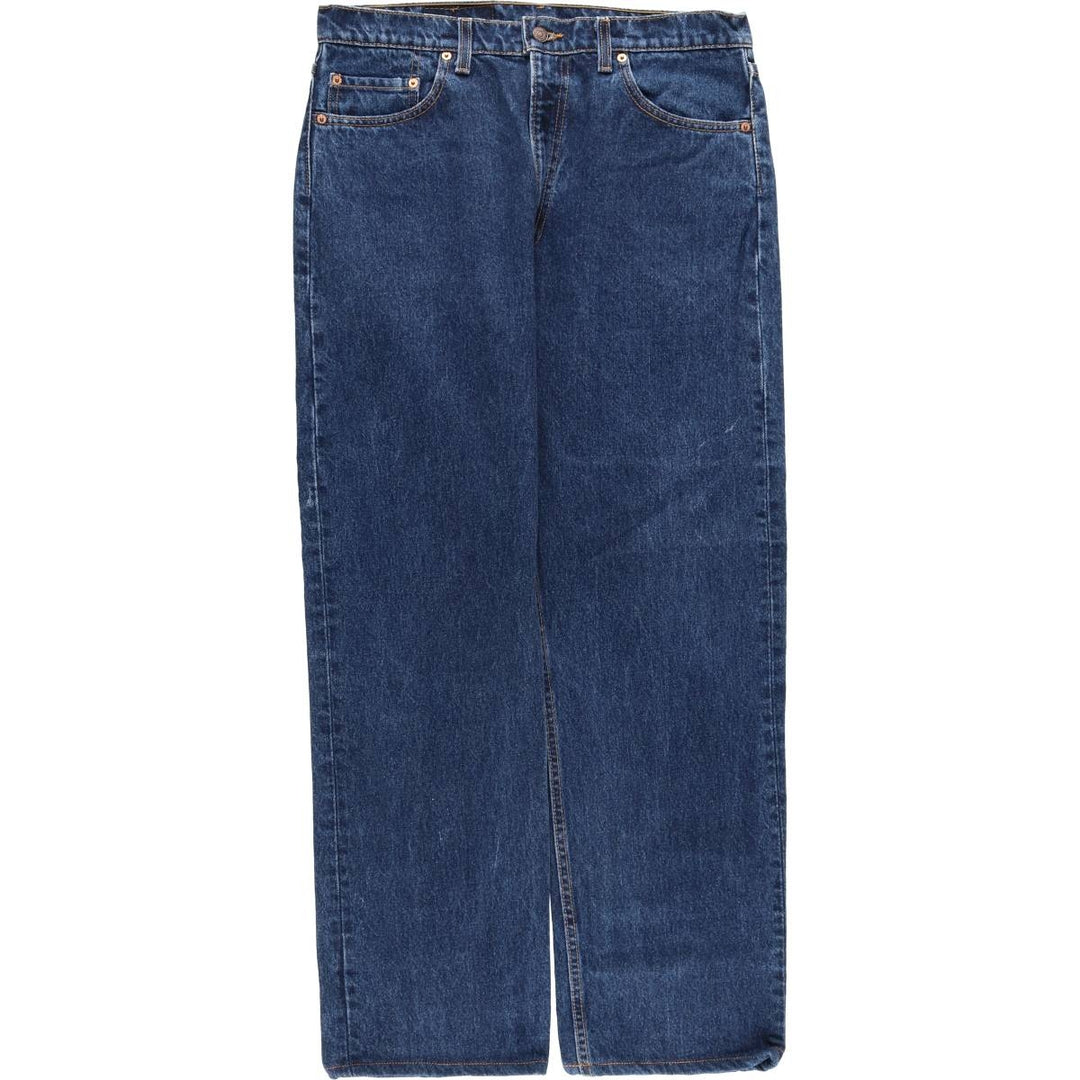 90'S Levi's 505-0297 Tapered Denim Pants, Made in USA, Men's, Size 35, Vintage cotton blue type Vintage Second Hand