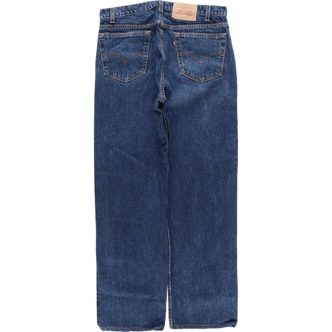 90'S Levi's 505-0297 Tapered Denim Pants, Made in USA, Men's, Size 35, Vintage cotton blue type Vintage Second Hand