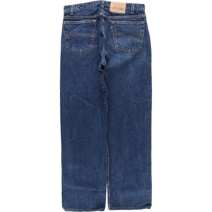 90'S Levi's 505-0297 Tapered Denim Pants, Made in USA, Men's, Size 35, Vintage cotton blue type Vintage Second Hand