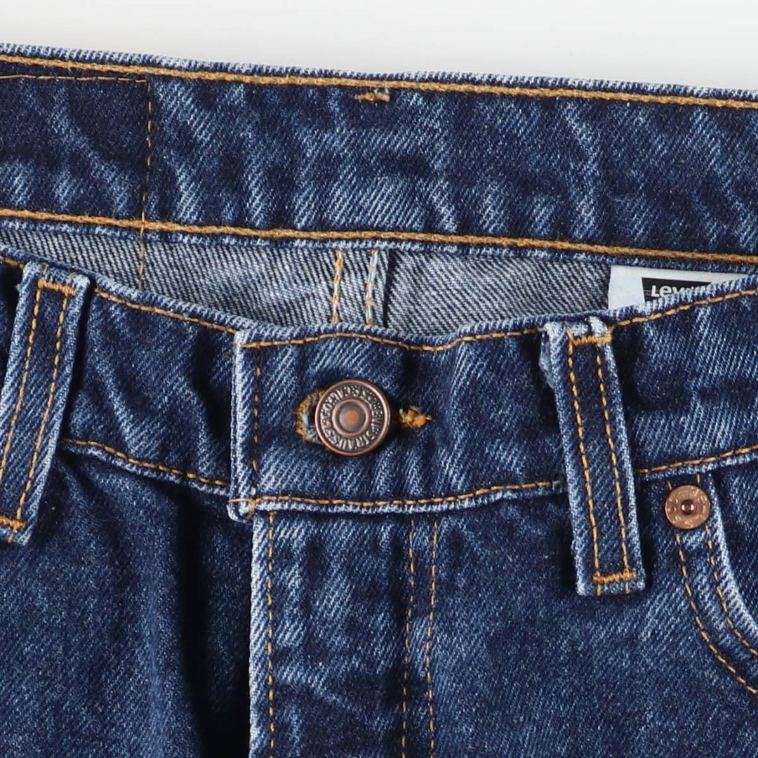 90'S Levi's 505-0297 Tapered Denim Pants, Made in USA, Men's, Size 35, Vintage cotton blue type Vintage Second Hand