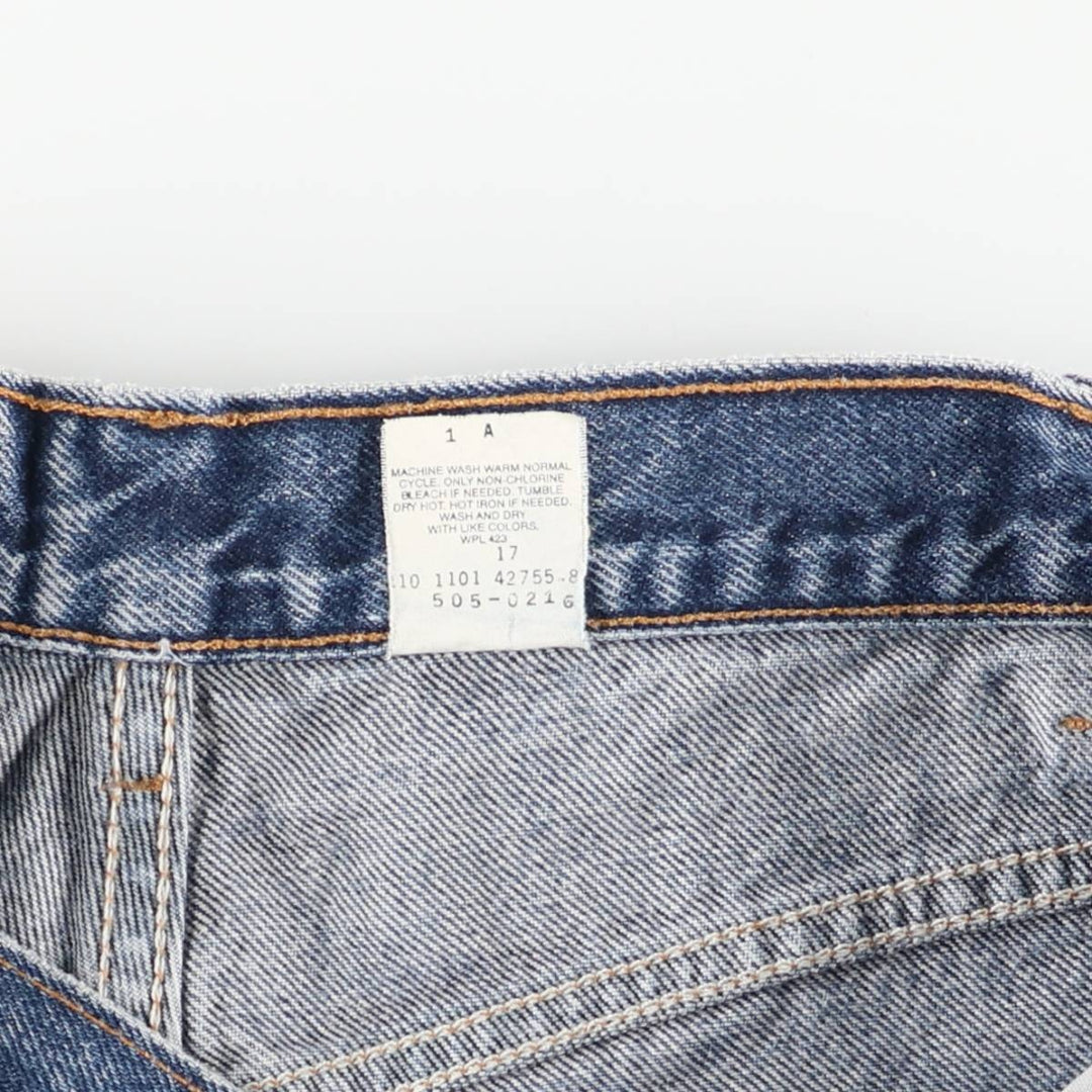 2000'S Levi's 505 Regular Fit Tapered Denim Pants, Men's, Size W29 cotton blue type Vintage Second Hand