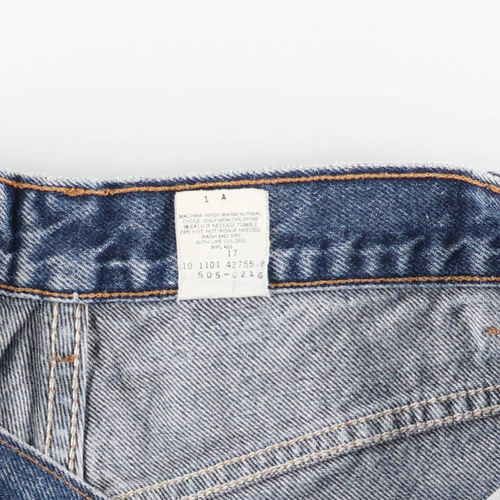 2000'S Levi's 505 Regular Fit Tapered Denim Pants, Men's, Size W29 cotton blue type Vintage Second Hand