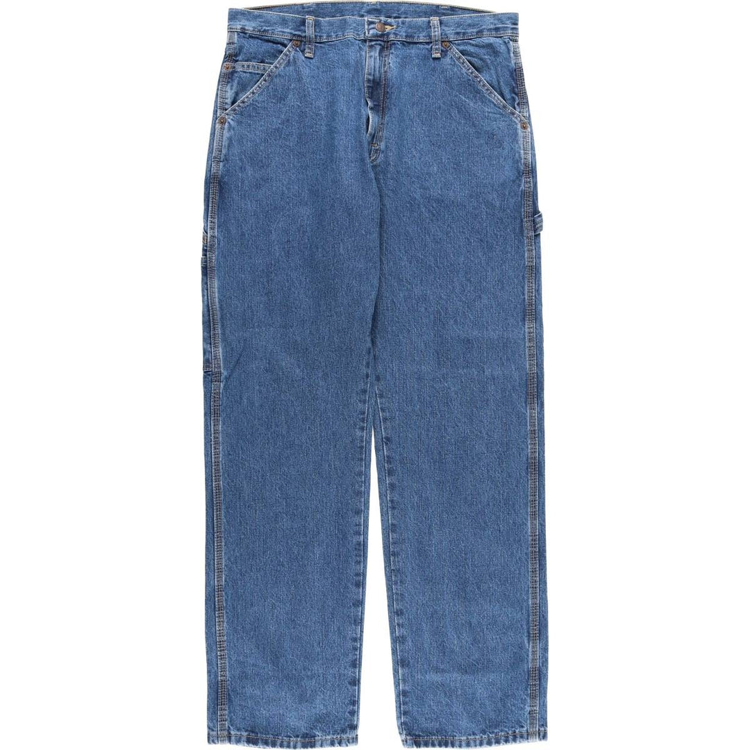Wrangler Denim Painter Pants for Men, W34 equivalent cotton blue type Vintage Second Hand