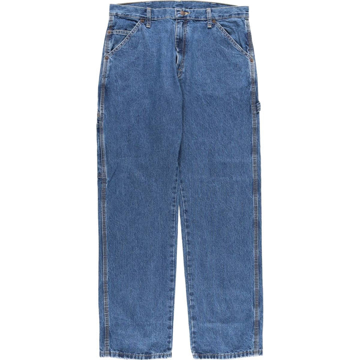 Wrangler Denim Painter Pants for Men, W34 equivalent cotton blue type Vintage Second Hand