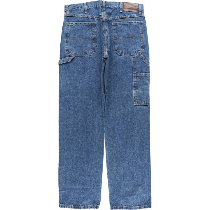 Wrangler Denim Painter Pants for Men, W34 equivalent cotton blue type Vintage Second Hand