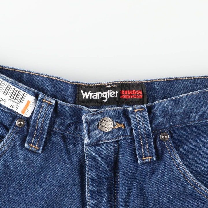 Wrangler RIGGS WORKWEAR Men's Denim Painter Pants, Size W30 cotton blue type Vintage Second Hand