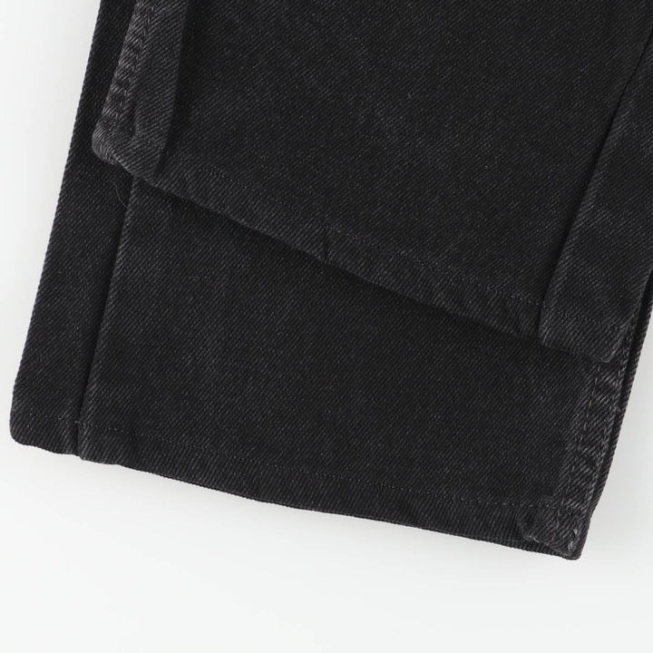 Levi's 505 Black Denim Tapered Denim Pants for Men, W33 equivalent cotton black type Vintage Second Hand