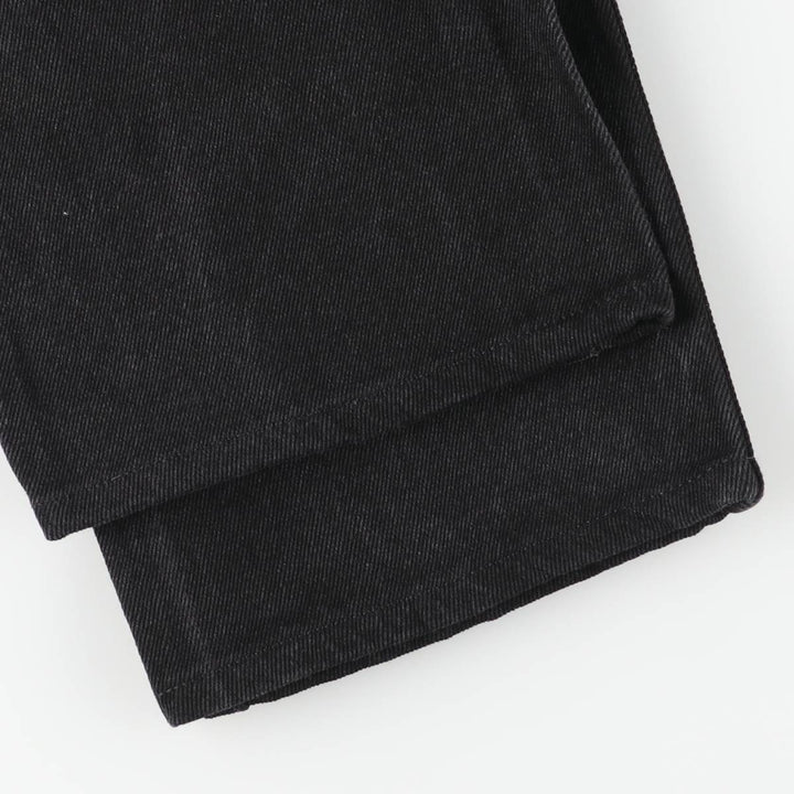 Levi's 505 Black Denim Tapered Denim Pants for Men, W33 equivalent cotton black type Vintage Second Hand