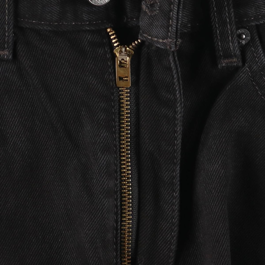 Levi's 505 Black Denim Tapered Denim Pants for Men, W36 cotton black type Vintage Second Hand