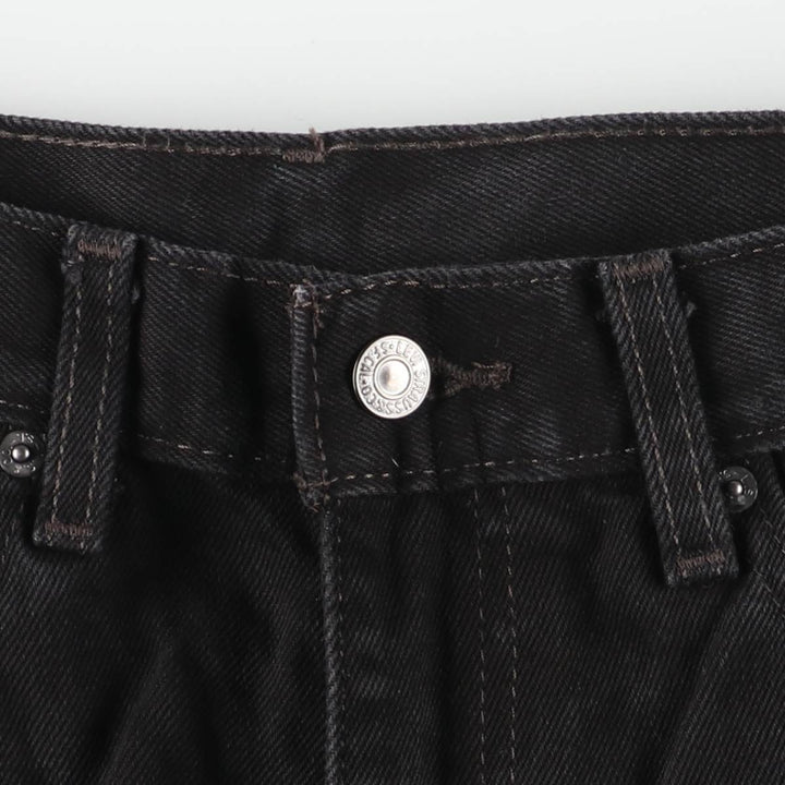 Levi's 505 Black Denim Tapered Denim Pants for Men, W36 cotton black type Vintage Second Hand