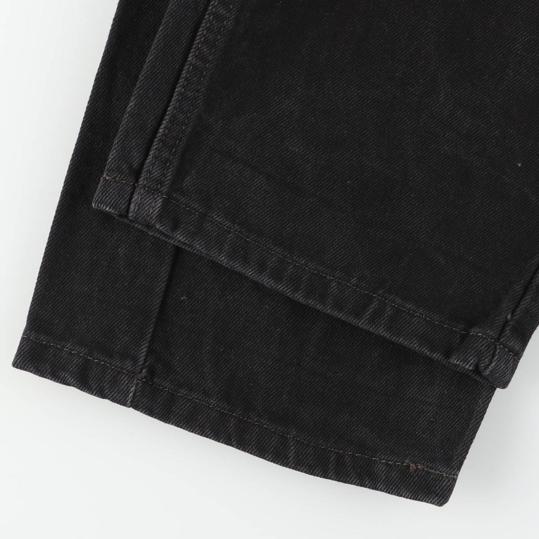 Levi's 505 Black Denim Tapered Denim Pants for Men, W36 cotton black type Vintage Second Hand