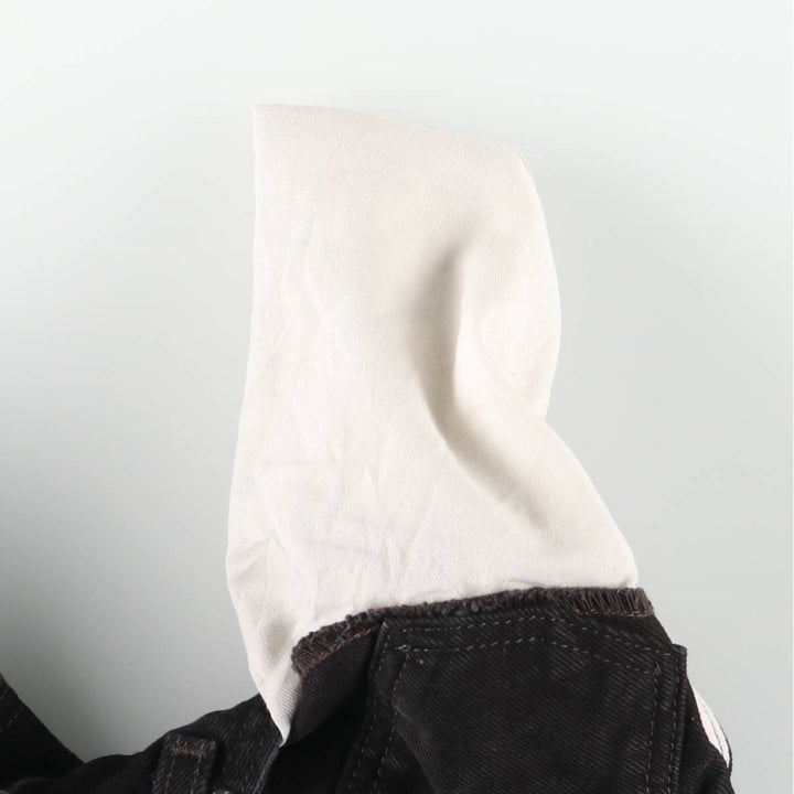 Levi's 505 Black Denim Tapered Denim Pants for Men, W36 cotton black type Vintage Second Hand