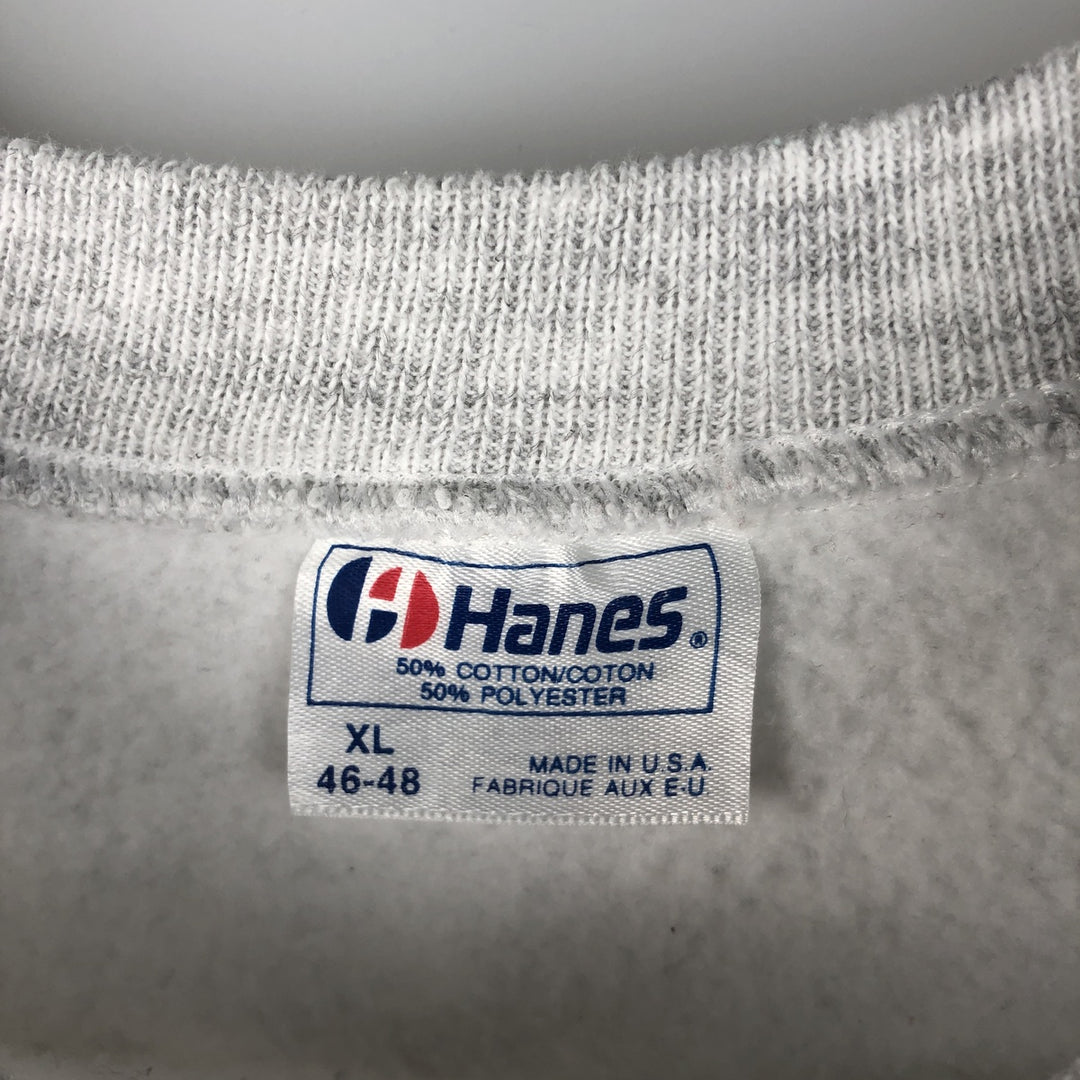 1980'S Hanes Blue Tag NFL Washington Redskins Print Sweatshirt, Made in USA, Men's Size XL cotton gray type Vintage Second Hand