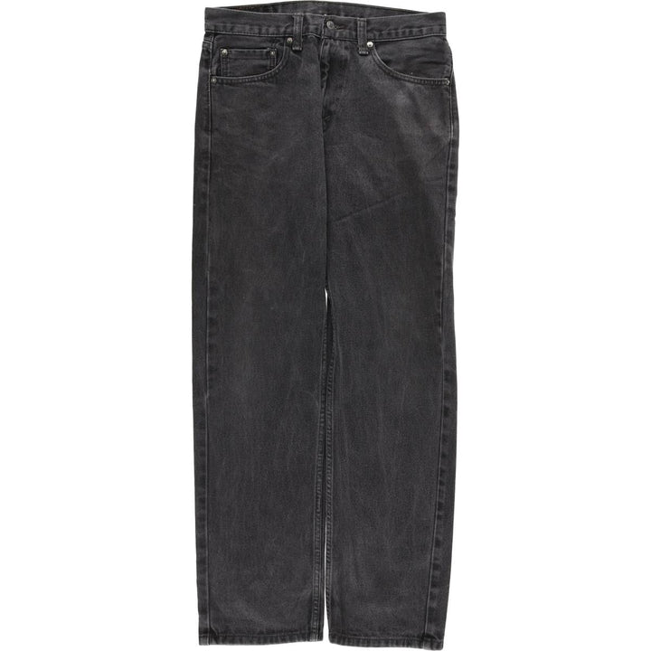Levi's 505 Black Denim Tapered Denim Pants for Men, W31 equivalent cotton black type Vintage Second Hand