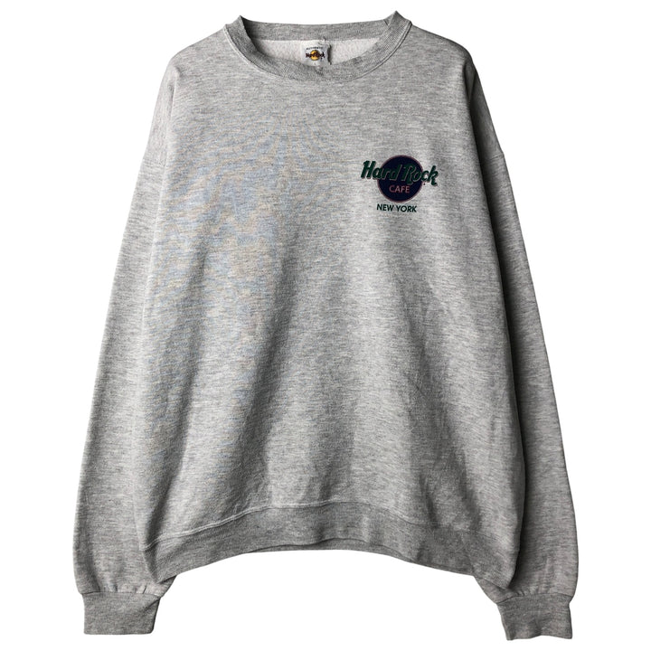 Vintage HARD ROCK CAFE Advertising Sweatshirt, Men's Size L polyester gray type Vintage Second Hand