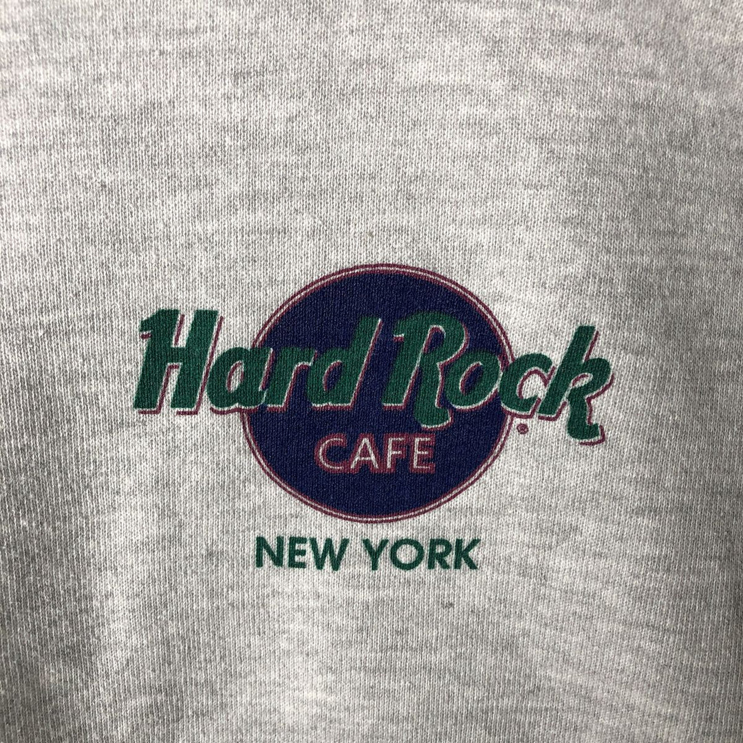 Vintage HARD ROCK CAFE Advertising Sweatshirt, Men's Size L polyester gray type Vintage Second Hand