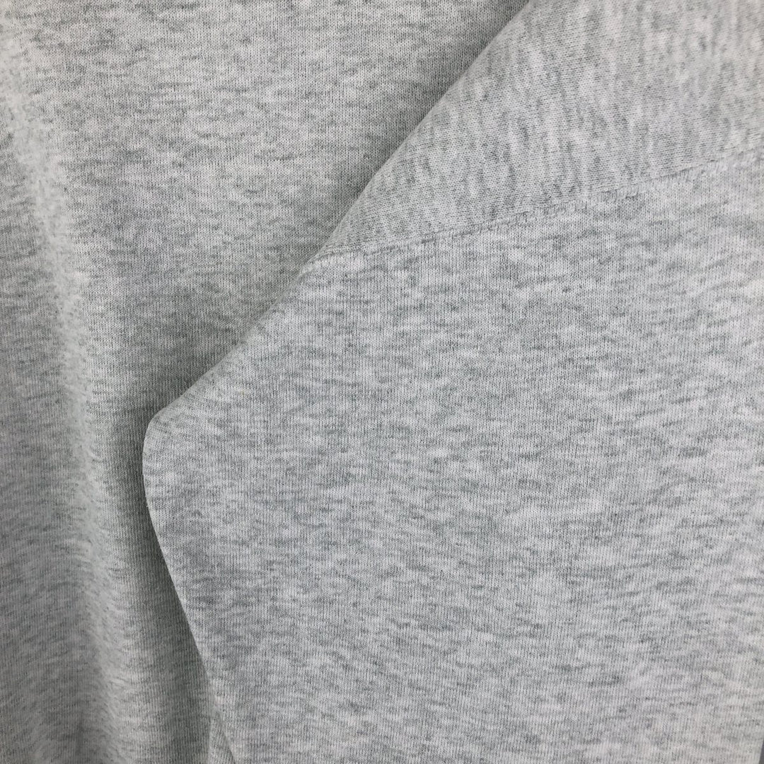 2000'S Fruit of the Loom triple print college sweatshirt, men's size XL cotton gray type Vintage Second Hand