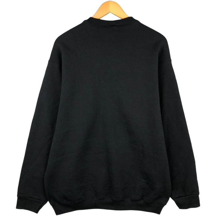 MEMBER'S MARK plain blank sweatshirt, men's size L cotton black type Vintage Second Hand