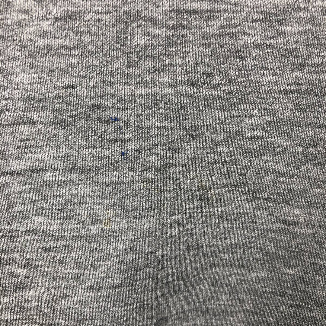 90'S Russell ATHLETIC Print College Sweatshirt, Made in USA, Men's Size L polyester Charcoal Vintage Second Hand