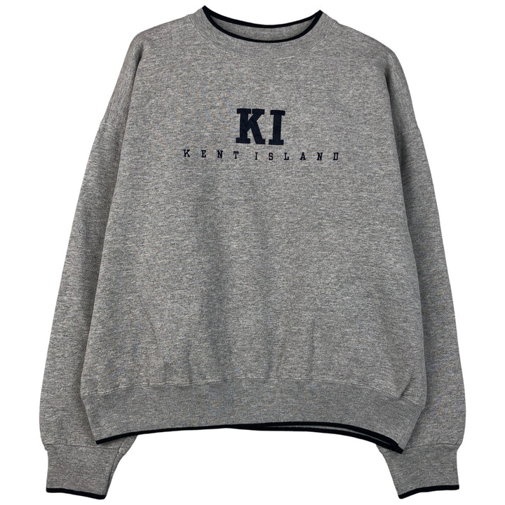 90'S The Cotton Exchange Vintage Sweatshirt, Made in USA, Men's XL cotton gray type Vintage Second Hand
