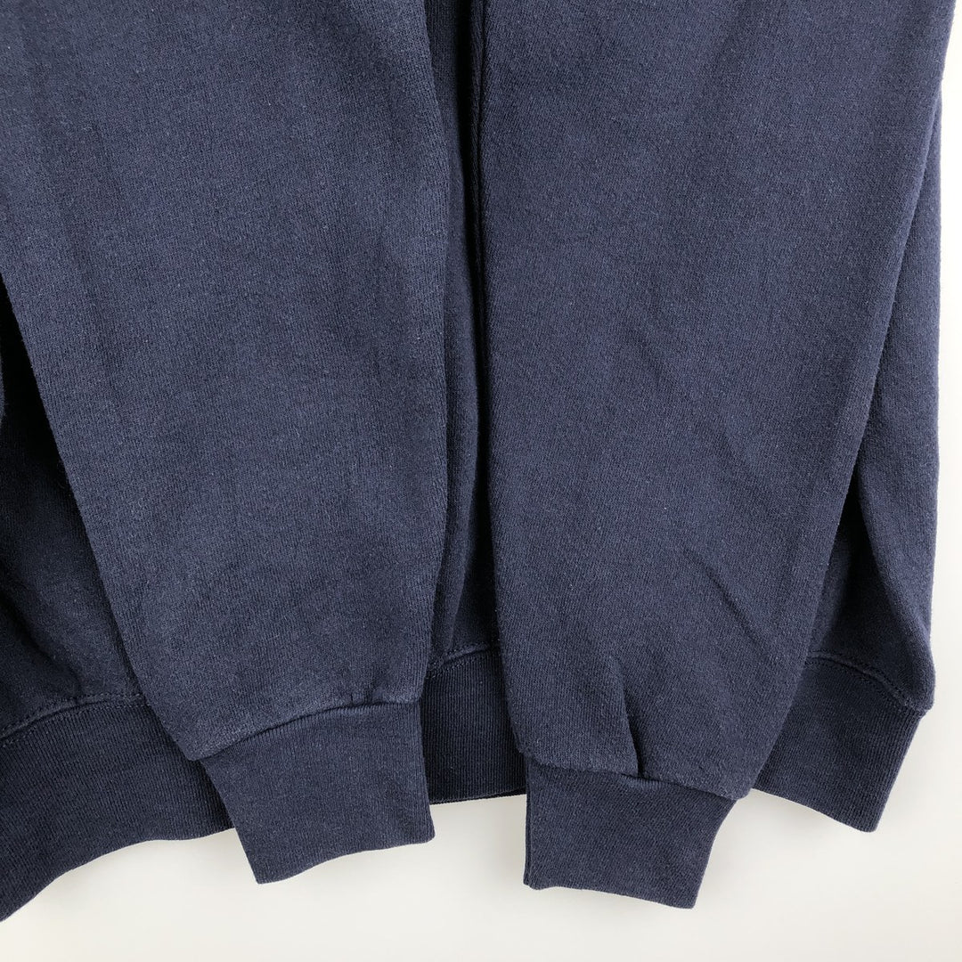 Vintage 1990'S Lee SPORT MICHIGAN University of Michigan college sweatshirt, made in the USA, size M. cotton navy blue type Vintage Second Hand