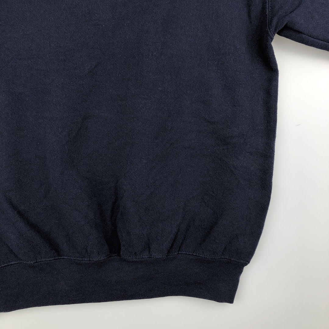Vintage 1990'S Lee SPORT MICHIGAN University of Michigan college sweatshirt, made in the USA, size M. cotton navy blue type Vintage Second Hand