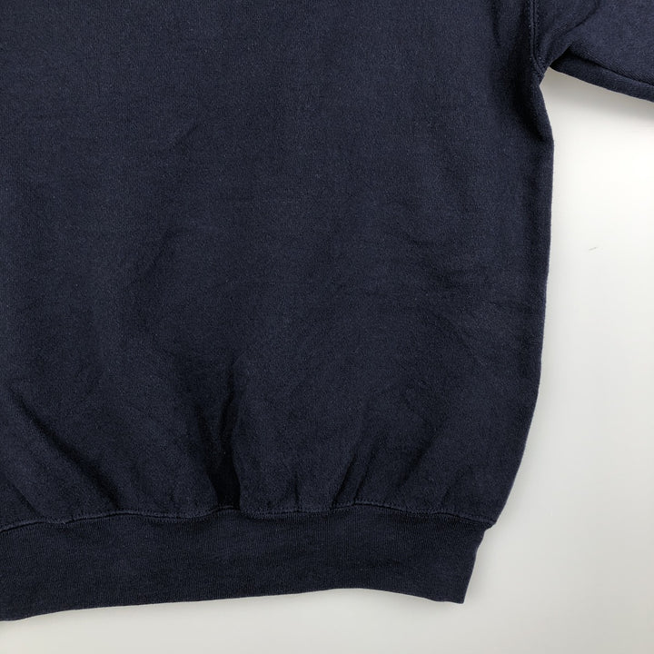 Vintage 1990'S Lee SPORT MICHIGAN University of Michigan college sweatshirt, made in the USA, size M. cotton navy blue type Vintage Second Hand