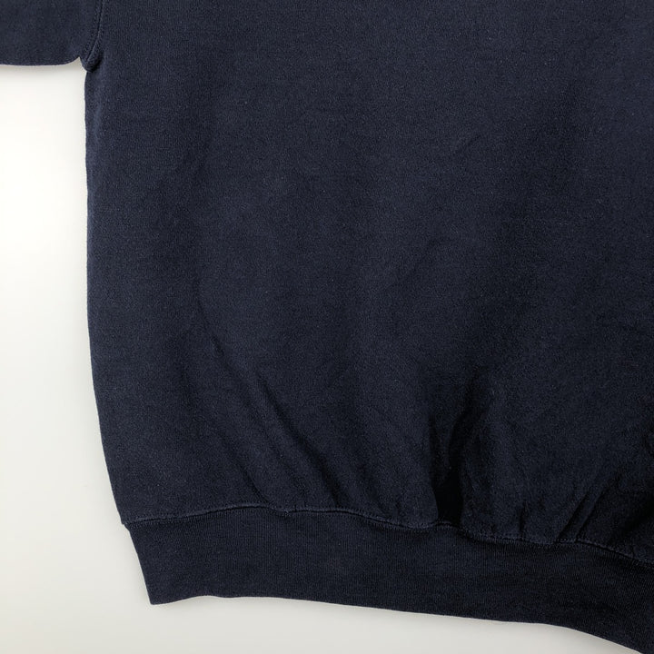 Vintage 1990'S Lee SPORT MICHIGAN University of Michigan college sweatshirt, made in the USA, size M. cotton navy blue type Vintage Second Hand