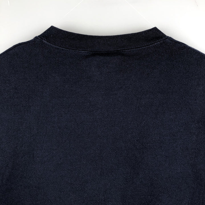 Vintage 1990'S Lee SPORT MICHIGAN University of Michigan college sweatshirt, made in the USA, size M. cotton navy blue type Vintage Second Hand