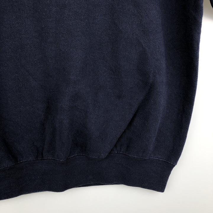 Vintage 1990'S Lee SPORT MICHIGAN University of Michigan college sweatshirt, made in the USA, size M. cotton navy blue type Vintage Second Hand