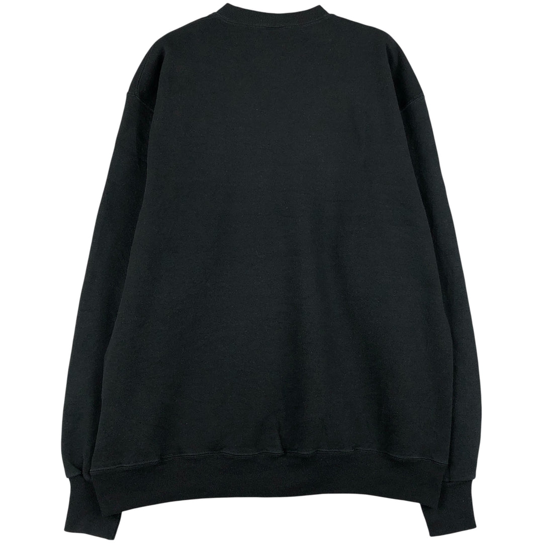 Vintage 90'S Russell ATHLETIC printed sweatshirt, Made in USA, Men's XL cotton black type Vintage Second Hand